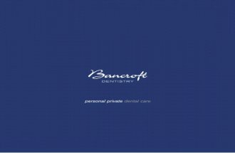 Bancroft dentistry Brochure