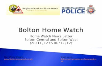 Bolton Home Watch K5 K6 26th Nov to 7th De