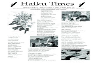 Haiku Times, China, 2003