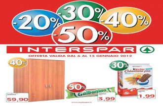 INTERSPAR Cerignola -20 % -30% -40% -50%