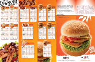 Oporto Nutrition Brochure