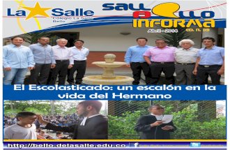 Informativo Salle Bello Informa Ed. 39 abril de 2014