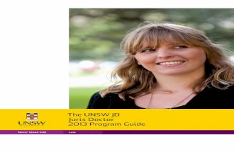 The UNSW JD Juris Doctor 2013 Program Guide