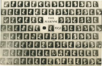 Julienne High School 1932 Senior Class Composite