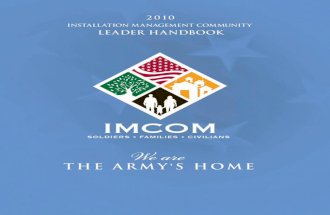 IMCOM Community Leaders Handbook