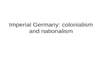 Duits kolonialisme en nationalisme