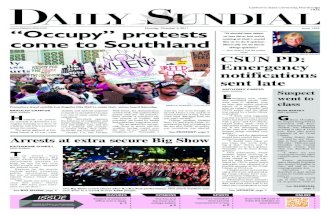 October 3, 2011 Daily Sundial