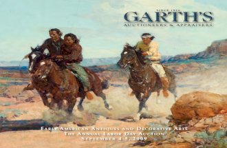 Garth's Auctions: September 2009 Early American Antiques & Decorative Arts Catalog