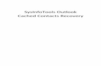 Outlook Cached Contacts Recovery Software