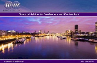 Wealth Matters Contractor Financial Advice Brochure