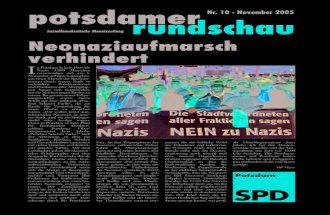 Potsdamer Rundschau, Ausgabe November 2005