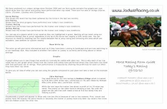 Horse Racing Form Guide 09-02-2010