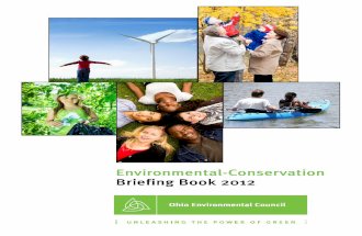 2012 Environmental-Conservation Briefing Book