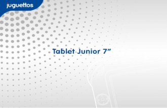 Instrucciones Tablet Junior 7"