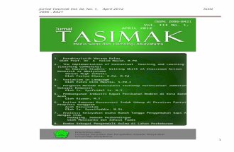 Jurnal Tasimak Edisi_5 Universitas Abulyatama Aceh