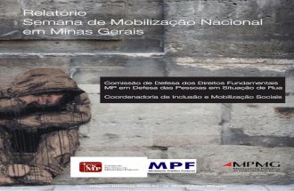 Relatório Semana de Mobilização Nacional em Minas Gerais