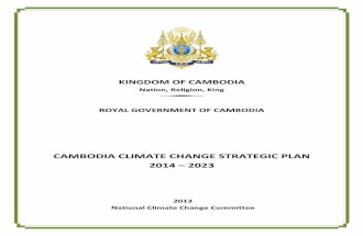 UNDP Cambodia: Cambodia Climate Change Strategic Plan 2014 - 2023