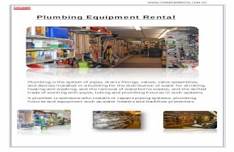 Carnegiesmarthire plumbing equipment rental