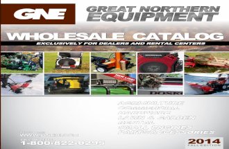 2014 Great Northern Equipment (GNE) Fall Catalog