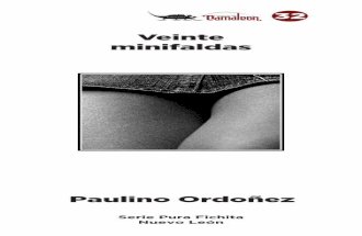 Veinte minifaldas de Paulino Ordóñez (portada)