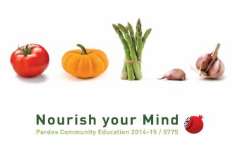 Pardes Community Education 2014-15 online brochure