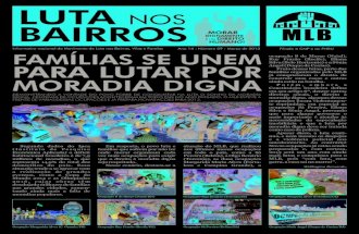 Jornal Luta nos Bairros - 1º semestre 2013