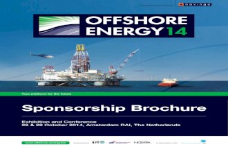 Sponsorship brochure Offshore Energy 2014