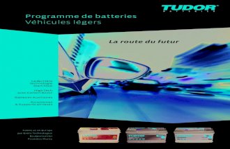 Tudor | Le nouveau programme de batteries pour véhicules légers (EXP)
