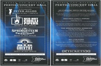 Ryder Cup Week at Perth Concert Hall