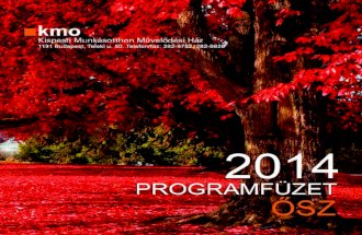 KMO - Programfüzet Ősz 2014