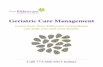 Geriatric Care Management Overview, August 2014