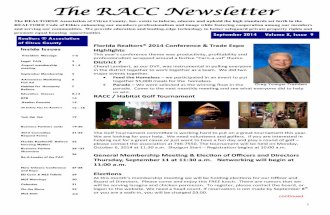 September newsletter 2014