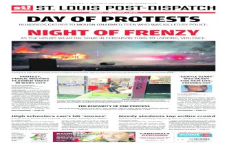 St. Louis Post-Dispatch Ferguson coverage - August 11