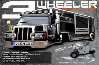 Threewheeler Magazin - No.1 - Kundenmagazin von Casa Moto