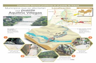 Denuncian problemas en puente de Arauca