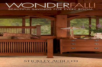 Fall Sale by Stickley, Audi & Co.