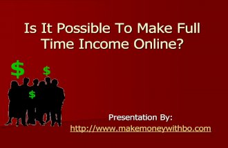 Make Money Online With Dr. Bo
