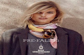 Becksondergaard Prefall 15 look book
