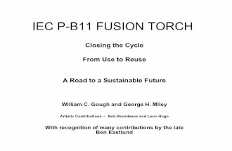 Fusion Torch - Closing the Cycle from Use to Reuse - A Road to a Sustainable Future