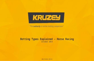 Betting Types Explained – Horse Racing