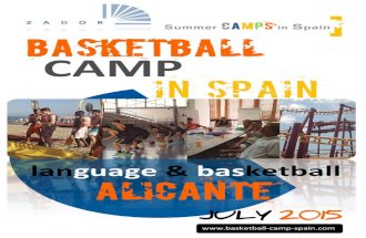 Basketball camp Spain Alicante 2015