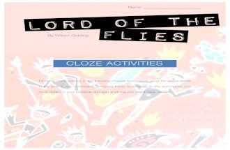 LOTF -  cloze activities
