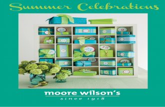 Moore Wilson’s 'Summer Celebrations' Brochure