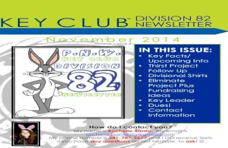 November Newsletter- Division 82