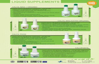 Liquid calcium supplements - INOBIO ANIMALIS
