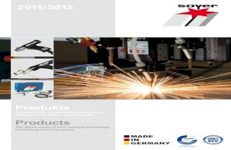 Soyer catalogue welding machines 2011 2012