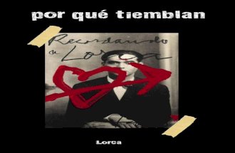 por qué tiemblan | Federico García Lorca