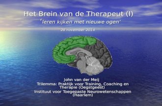 Def brein vd therapeut deel i 28 nov 2014 haarlem