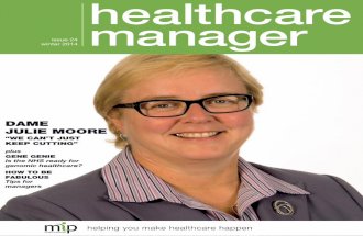 Healthcare Manager Winter 2014
