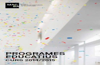 Programes educatius 2014-2015